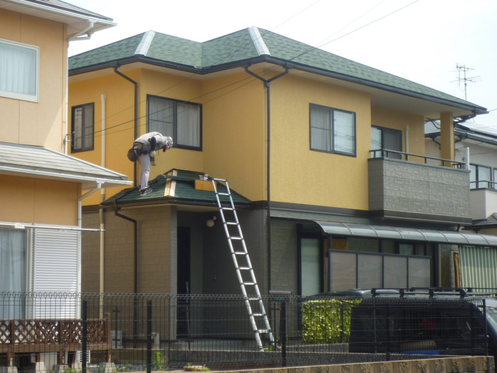 水巻町KY様邸　外壁塗装：屋根工事